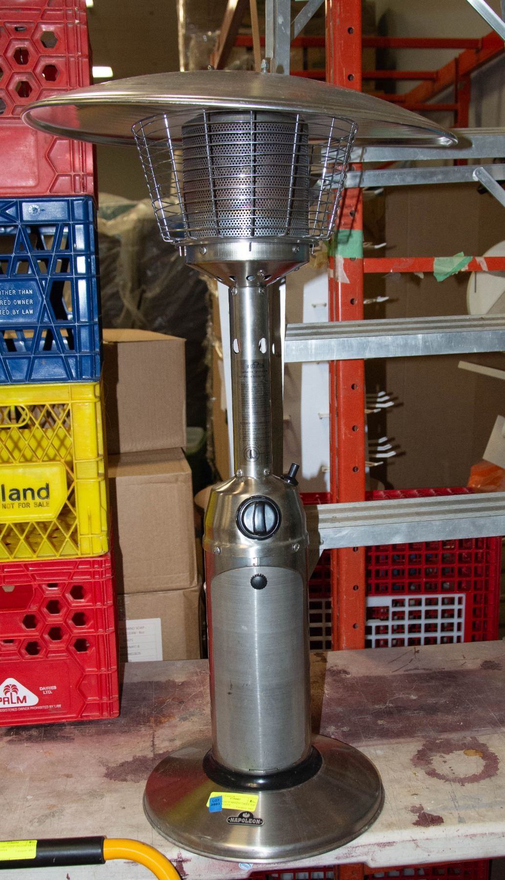 NAPOLEON STAINLESS TABLE TOP PATIO HEATER