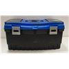 Image 1 : MASTERCRAFT BLACK AND BLUE TOOL BOX WITH