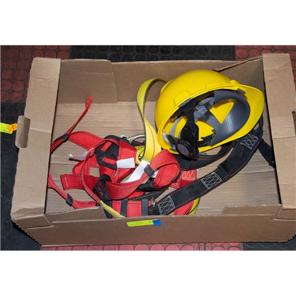 VITERRA HARD HAT/SAFETY HAT & SAFETY HARNESS