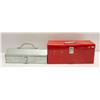 Image 1 : SMALL RED AND SILVER TOOL BOXES