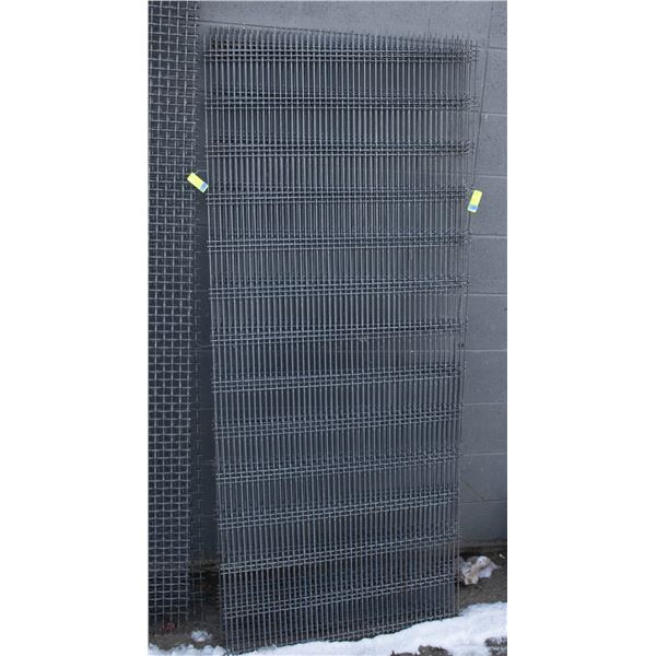 SET OF TWO 77  X 31  HIGH CARBON STEEL SCREENS