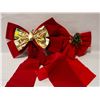 Image 1 : 2 PCS CHRISTMAS RED 30" TALL RIBBONS