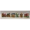 Image 1 : 6 PCS COUNTRY CERAMIC CHRISTMAS HOUSES