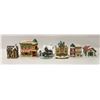 Image 1 : 6 PCS DECOR CHRISTMAS HOUSES ASSORTED