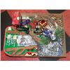 Image 1 : BOX WITH CHRISTMAS ITEMS INCL. NEW REINDEER