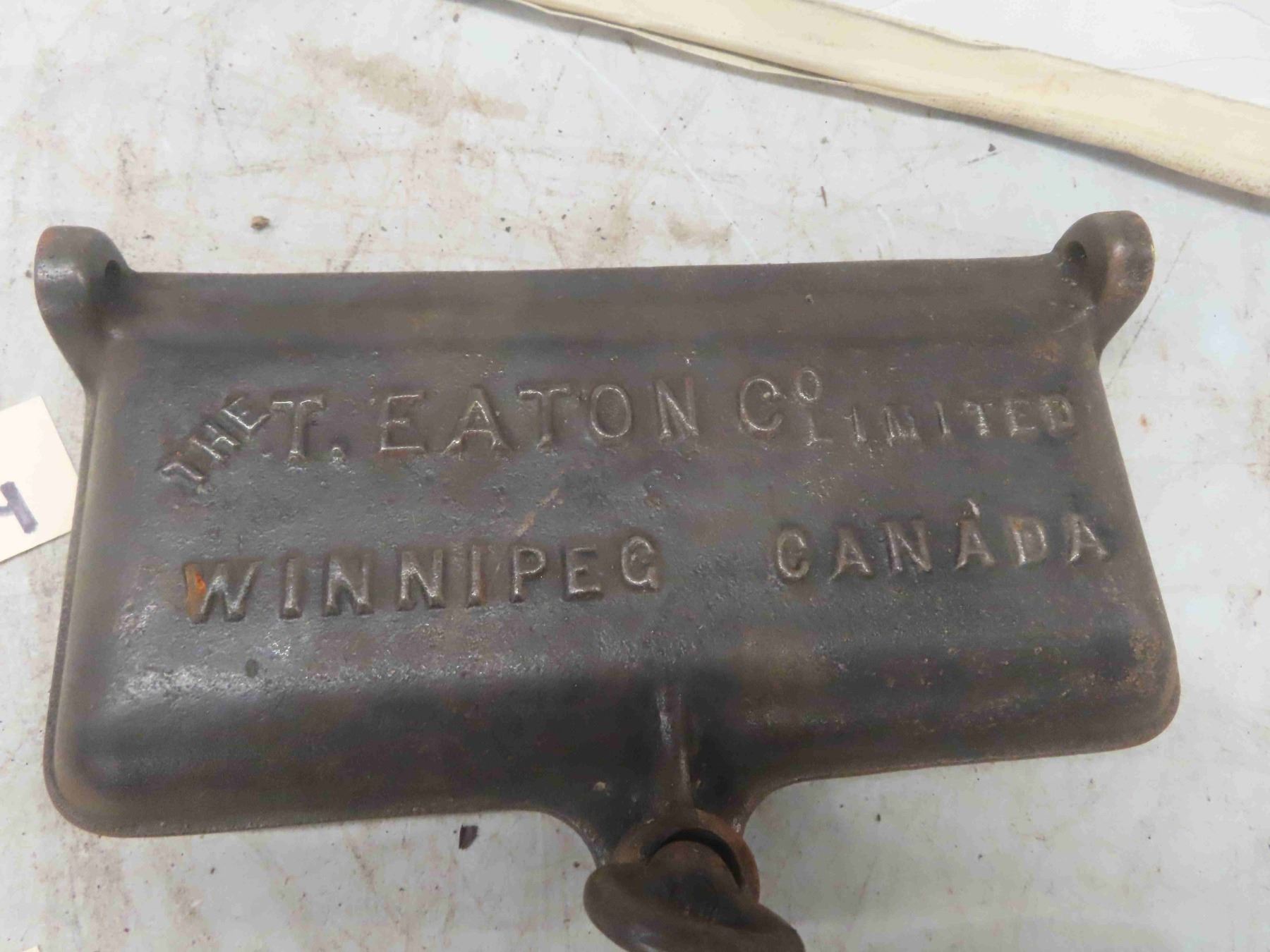 (3) Cast Implement Tool Box Lids - Eaton & Emerson