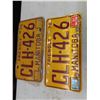 Image 2 : MB License Plate Set  & MB 1929 License Plate