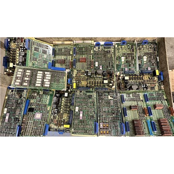 Lot of Assorted Fanuc Circuit Boards as Pictured