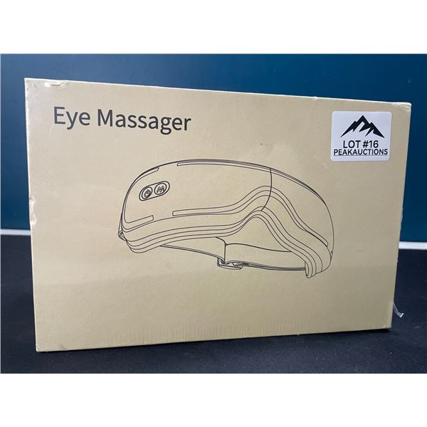 Lot of 1 Heated Eye Massager Mask - Promotes Better Sleep & Relieves Eye Fatigue - Brand New Sealed!