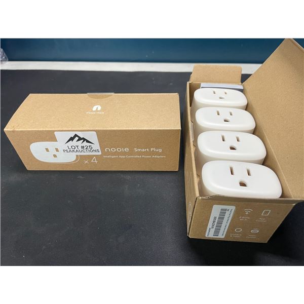 Lot of 2 Multi-Packs of Nooie WiFi Smart Plugs/Sockets - 4pcs per box!