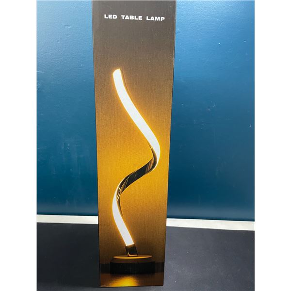 Lot of 1 LED Table Lamp - Spiral Design