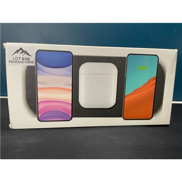 Lot of 1 Fast Wireless Charger Pad - 3 x 10W Charing Pad