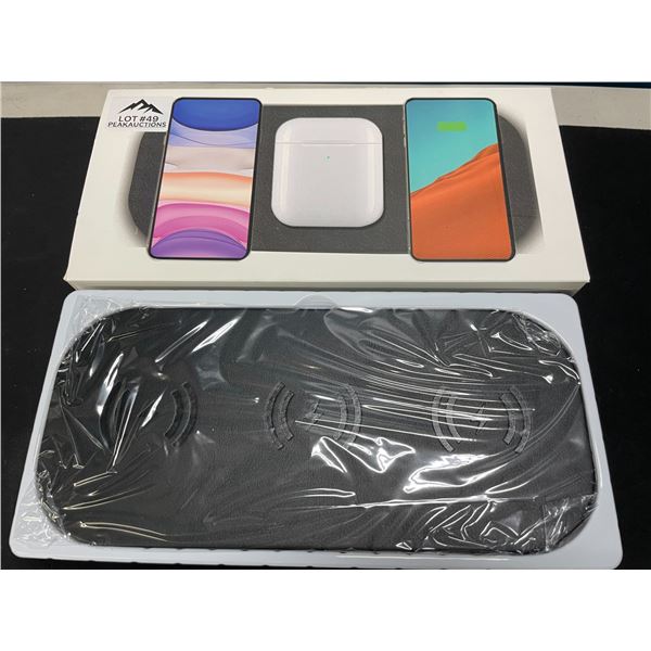 Lot of 1 Fast Wireless Charger Pad - 3 x 10W Charing Pad
