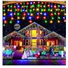 Image 1 : Lot of 2 Boxes of Maojia Indoor LED MultiColour Christmas Curtain String Lights - 9.8 FT Per Box