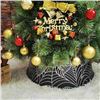 Image 1 : Lot of 1 Christmas Tree Collar - Spider Web Design