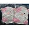 Image 2 : Lot of 2 Pink Cow "Squishmallow" Inspired Plushies - 9inch