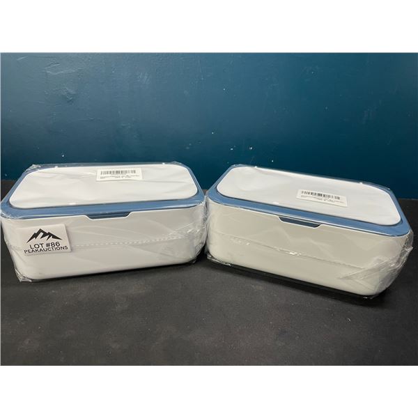Lot of 2 Wipe Dispensers/Wipe Containers