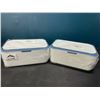 Image 1 : Lot of 2 Wipe Dispensers/Wipe Containers