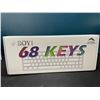 Image 3 : Lot of 1 Boyi 68 Keys NKRO Bluetooth Mechanical Gaming Keyboard - Matcha Green