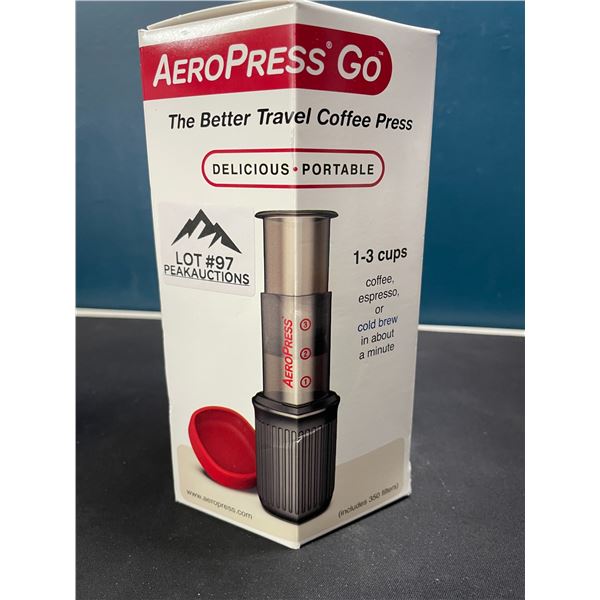Lot of 1 AeroPress Go - Portable Travel Coffee Press!