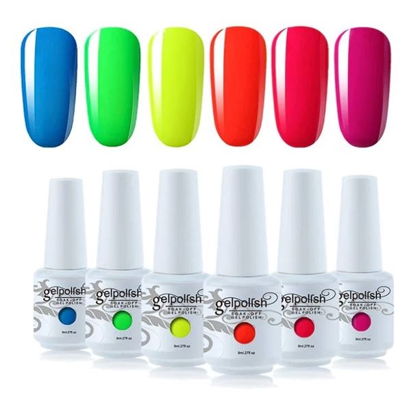 Lot of 2 Sets of Vishine Gel Nail Polishes - 6 Polishes/Colours Per Box!