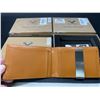 Image 3 : Lot of 3 Bulliant Mens Wallets w/ Airtag Pocket - Brown Leather