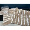 Image 1 : Lot of 2 Packs of Fuzzy Throw Pillow Covers - 2pcs per pack/4 Total