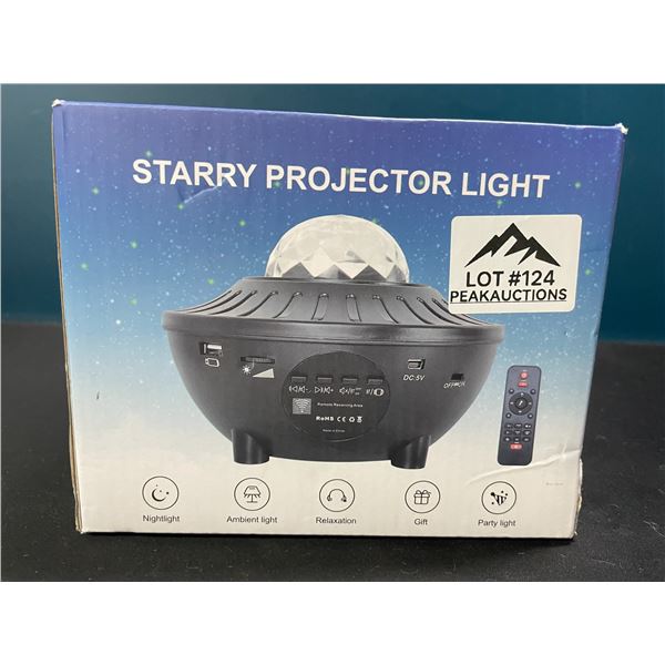Lot of 1 Starry Night Star Galaxy Light Projector w/ Remote Control