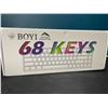 Image 1 : Lot of 1 Boyi 68 Keys NKRO Bluetooth Mechanical Gaming Keyboard - Matcha Green