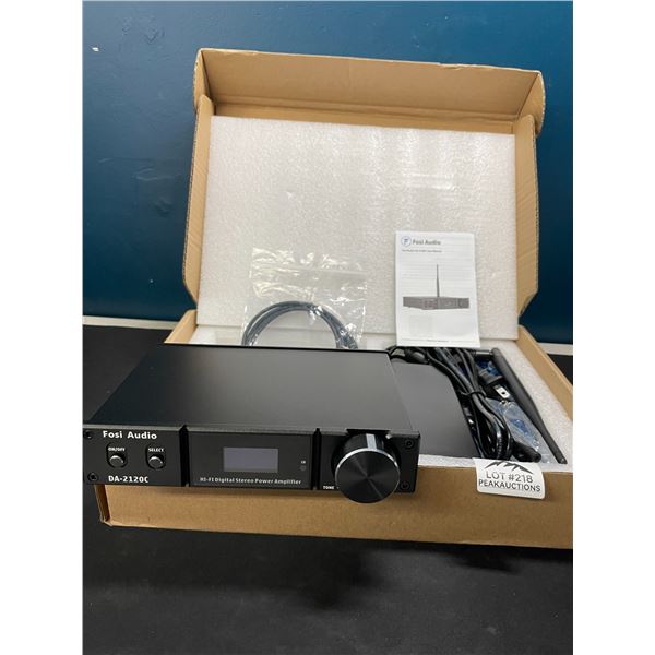 Lot of 1 Fosi Audio DA2120C 240W Bluetooth 5.0 Stereo Audio Hi-Fi DAC Amplifier