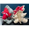 Image 3 : Lot of 2 Packs of Stranger Things Demogorgon Plushies - 12inch - 2 per pack!