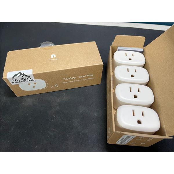 Lot of 2 Multi-Packs of Nooie WiFi Smart Plugs/Sockets - 4pcs per box!