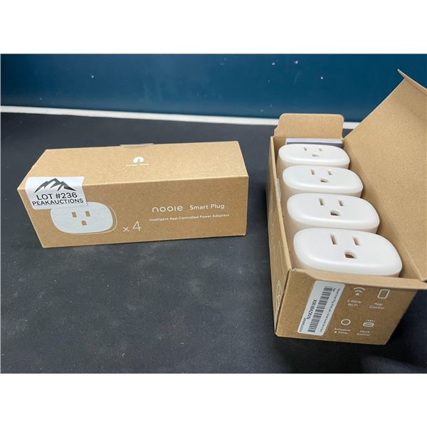 Lot of 2 Multi-Packs of Nooie WiFi Smart Plugs/Sockets - 4pcs per box!
