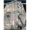 Image 2 : Lot of 1 Backbpack-Style Diaper Bag - Grey Unicorn Design