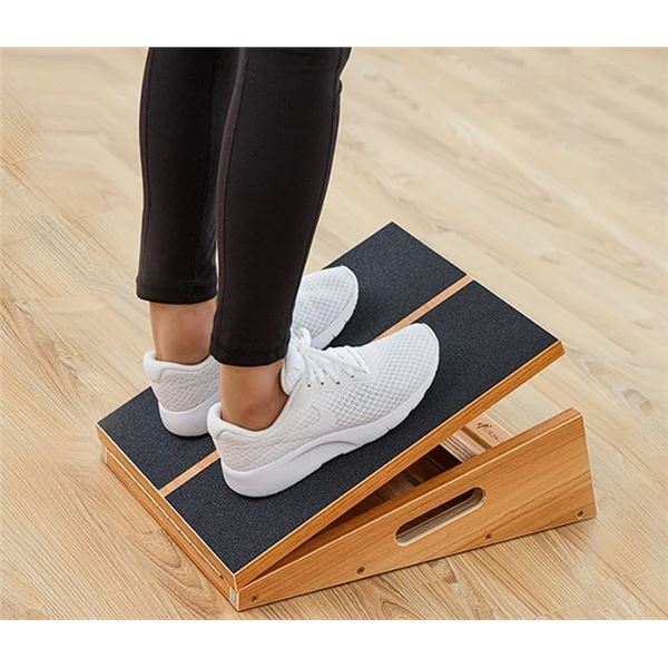Lot of 1 Strongtek Professional Wooden Slant Board - Improves Range of Motion, Balance, etc.