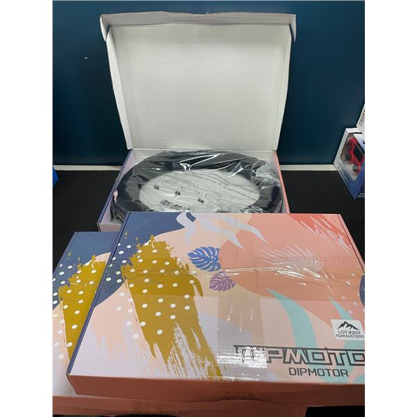 Lot of 3 Fuzzy Black Steering Wheel Covers