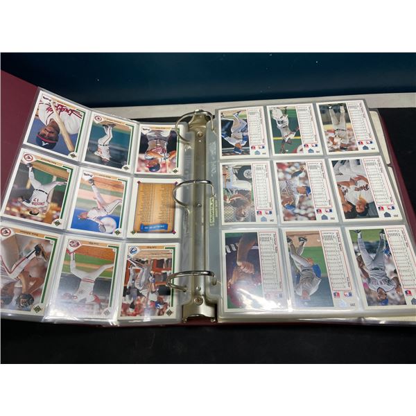 Lot of 1 Binder of Assorted Baseball Trading Cards