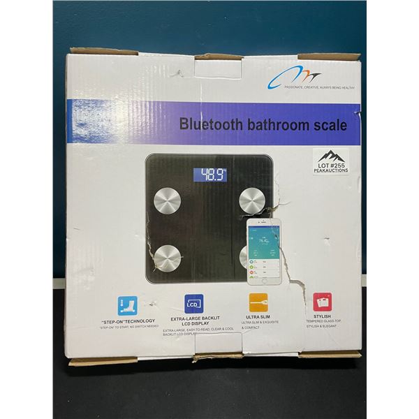 Lot of 1 Bluetooth Smart Bathroom Body Fat Scale w/ Smart App Control