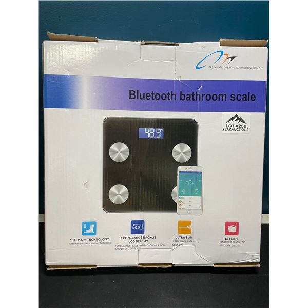 Lot of 1 Bluetooth Smart Bathroom Body Fat Scale w/ Smart App Control