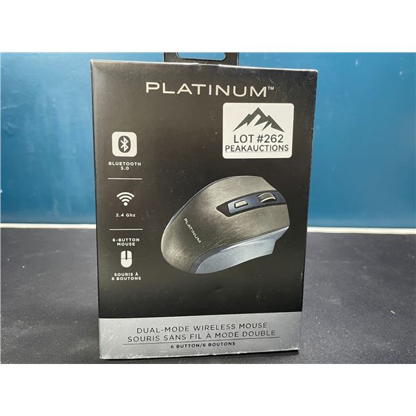Lot of 1 Platinum Dual-Mode Wireless Mouse