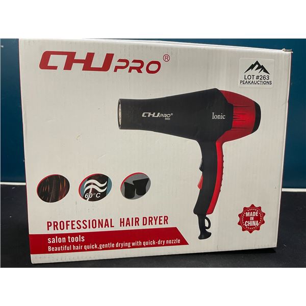 Lot of 1 ChuPRO Professional Hair Dryer