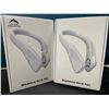 Image 1 : Lot of 2 Wearable Rechargeable Neck Cooling Fans