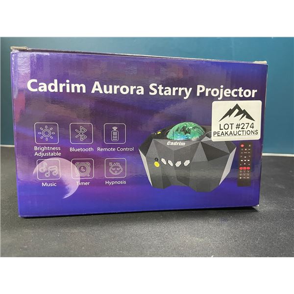 Lot of 1 LED Cadrim Aurora Starry Night Star Galaxy Projector