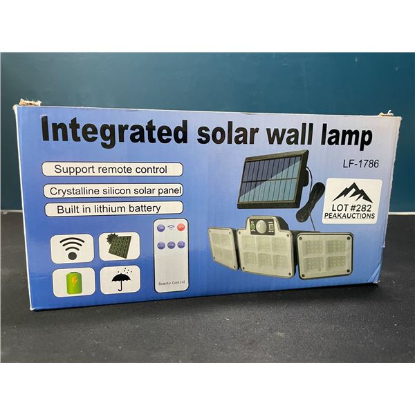 Lot of 1 Solar Powered LED Security Light