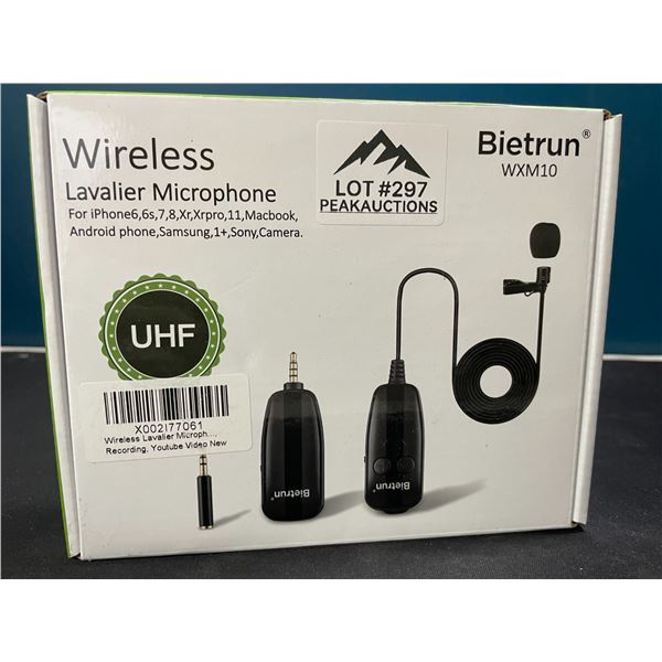 Lot of 1 Wireless Lavalier Microphone