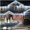 Image 7 : Lot of 2 Boxes of Maojia Outdoor/Indoor LED Christmas White Icicle Lights - 99 FT Length Per Box!