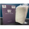 Image 2 : Lot of 1 Molly+Rocky Acrylic Knit Throw Blanket - 60 x 80 inch - White