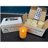 Image 1 : Lot of 2 Multi-Packs of Flameless LED Candles w/ Remote Control & Batteries; 6 per pack/12 total