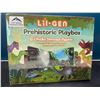 Image 2 : Lot of 1 Lil-Gen Prehistoric Playbox Toy Set - Includes 12 Dinosaur Figures, Sound Book & Playmat!