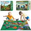 Image 1 : Lot of 1 Lil-Gen Prehistoric Playbox Toy Set - Includes 12 Dinosaur Figures, Sound Book & Playmat!